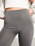 Фото #9 товара New Look fleece leggings in grey