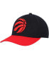 Men's Black, Red Toronto Raptors MVP Team Two-Tone 2.0 Stretch-Snapback Hat