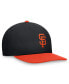 Фото #2 товара Men's Black/Orange San Francisco Giants Evergreen Two-Tone Snapback Hat