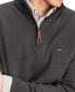 ფოტო #4 პროდუქტის Men's Big & Tall Quarter-Zip Sweater