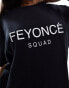 In The Style Feyonce squad bridal t-shirt in black