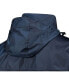 Фото #4 товара Men's Navy New England Patriots Circle Sportsman Waterproof Packable Full-Zip Jacket