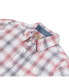 ფოტო #2 პროდუქტის Baby Boys Short Sleeve Linen Shirt with Side Vent