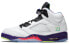 Кроссовки Nike Air Jordan 5 Retro Alternate Bel-Air (Белый, Фиолетовый)