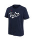 Big Boys Jhoan Duran Navy Minnesota Twins Name and Number T-shirt