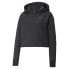 Фото #3 товара Puma Studio Q4 Textured Skimmer Pullover Hoodie Womens Black Casual Outerwear 52