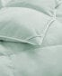 Lightweight White Goose Down Feather Fiber Comforter, Twin