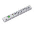 Фото #1 товара Bachmann 333.005 - Basic - 1U - White - 6 AC outlet(s) - 2 m - Over voltage