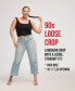 ფოტო #5 პროდუქტის Women's 90's Loose Crop High-Rise Jeans