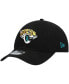 Фото #1 товара Men's Black Jacksonville Jaguars Logo Core Classic 2.0 9Twenty Adjustable Hat