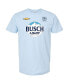 Фото #2 товара Men's Light Blue TRACKHOUSE RACING Busch Light Partners T-shirt