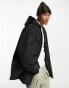 Фото #2 товара ASOS DESIGN extreme oversized MA1 coach jacket in black