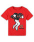 Toddler Boys and Girls Red Maryland Terrapins Stiff Arm T-shirt