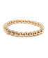 ფოტო #1 პროდუქტის Non-Tarnishing Gold filled, 7mm Gold Ball Stretch Bracelet