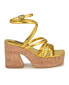 Фото #2 товара Women's Corke Strappy Square Toe Wedge Sandals