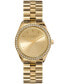 ფოტო #1 პროდუქტის Women's Bejeweled Gold-Tone Stainless Steel Watch 34mm