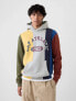 Фото #1 товара Colorblock Athletic Logo Hoodie