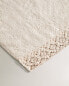 Фото #4 товара Cotton towel with a crochet border
