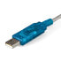 Фото #4 товара Кабель адаптер USB к RS232 DB9 серийный Startech.com 3 фута - M/M - DB-9 - USB 2.0 A - 0.9 м - Синий - Прозрачный