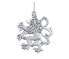Фото #1 товара Silver pendant Czech lion SILVEGOB11872P