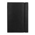 LIDERPAPEL A6 imitation leather notebook 120 sheets 70g/m2 horizontal without margin