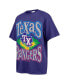 Фото #2 товара Women's Navy Texas Rangers Flashing Lights Boyfriend T-Shirt