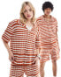 Reclaimed Vintage unisex knitted shirt in stripe crochet 2XL - EU 44 - фото #1