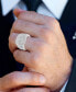 Фото #2 товара Men's Diamond Cluster Statement Ring (4 ct. t.w.) in 10k White Gold