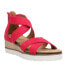 Фото #2 товара Corkys Double Dutch Espadrille Wedge Womens Pink Casual Sandals 41-0281-FUCH