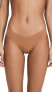 Фото #1 товара Commando 238130 Womens Classic Thong Underwear Caramel Size Medium/Large
