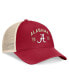 Фото #4 товара Men's Crimson Alabama Crimson Tide Heritage Waylon Trucker Adjustable Hat