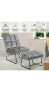 Фото #3 товара Velvet Massage Recliners with Ottoman Remote Control and Side Pocket