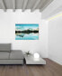 Фото #4 товара Quiet Waters Frameless Free Floating Tempered Glass Panel Graphic Wall Art, 32" x 48" x 0.2"