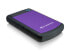 Фото #1 товара Transcend StoreJet 25H3 2TB Purple - 2000 GB - 2.5" - 3.2 Gen 1 (3.1 Gen 1) - 5400 RPM - Black - Purple