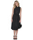 ფოტო #8 პროდუქტის Women's Belted Pleated Midi Dress