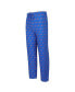 ფოტო #3 პროდუქტის Men's Royal Buffalo Bills Gauge Allover Print Knit Sleep Pants