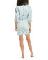 Iro Surplice Denim Mini Dress Women's 40 - фото #2