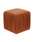 Morgan Pleated Ottoman