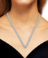 Diamond Double Row V 16-1/2" Collar Necklace (10 ct. t.w.) in 14k White Gold