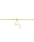 ფოტო #2 პროდუქტის And Now This Triple Row Chain 16+2in Necklace with Disc Drops in Gold Plate or Two Tone Silver Plate