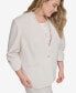 Фото #4 товара Plus Size One-Button Ruched-Sleeve Jacket