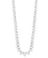 ფოტო #3 პროდუქტის Diamond Graduated 18" Tennis Necklace (8 ct. t.w.) in 14k White Gold