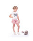 ფოტო #2 პროდუქტის Toddler, Child Amita Zebra Oatmeal Graphic Jersey Tee