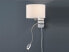 LED Wandlampe mit Schwenkarm, Schalter