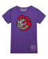 ფოტო #2 პროდუქტის Men's and Women's Purple Toronto Raptors Hardwood Classics MVP Throwback Logo T-shirt