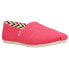 Фото #2 товара TOMS Alpargata Canvas Slip On Womens Pink Flats Casual 10017738T