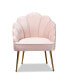 Фото #13 товара Furniture Cinzia Glam and Luxe Upholstered Seashell Shaped Accent Chair