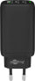 Goobay USB-C PD 3-fach Multiport-Schnellladegerät 65 W schwarz - 2x -Anschlüsse