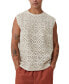 ფოტო #1 პროდუქტის Men's Crochet Muscle top