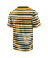 ფოტო #4 პროდუქტის Men's Gold Portland Timbers Shot Clock Stripe T-shirt